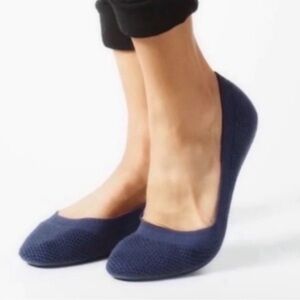 Allbirds Tree Breezers Ballet Flat Slipper Shoe Navy Blue Women's TB